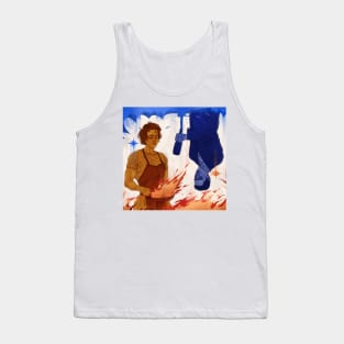 fire and water colour Tank Top